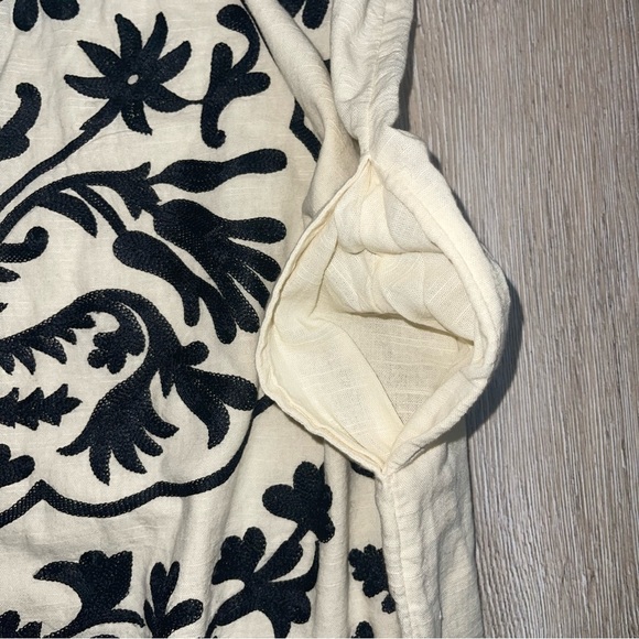 Free People Women’s Fiona Embroidered Mini Dress Ivory Combo Boho Size Small - Picture 7 of 16